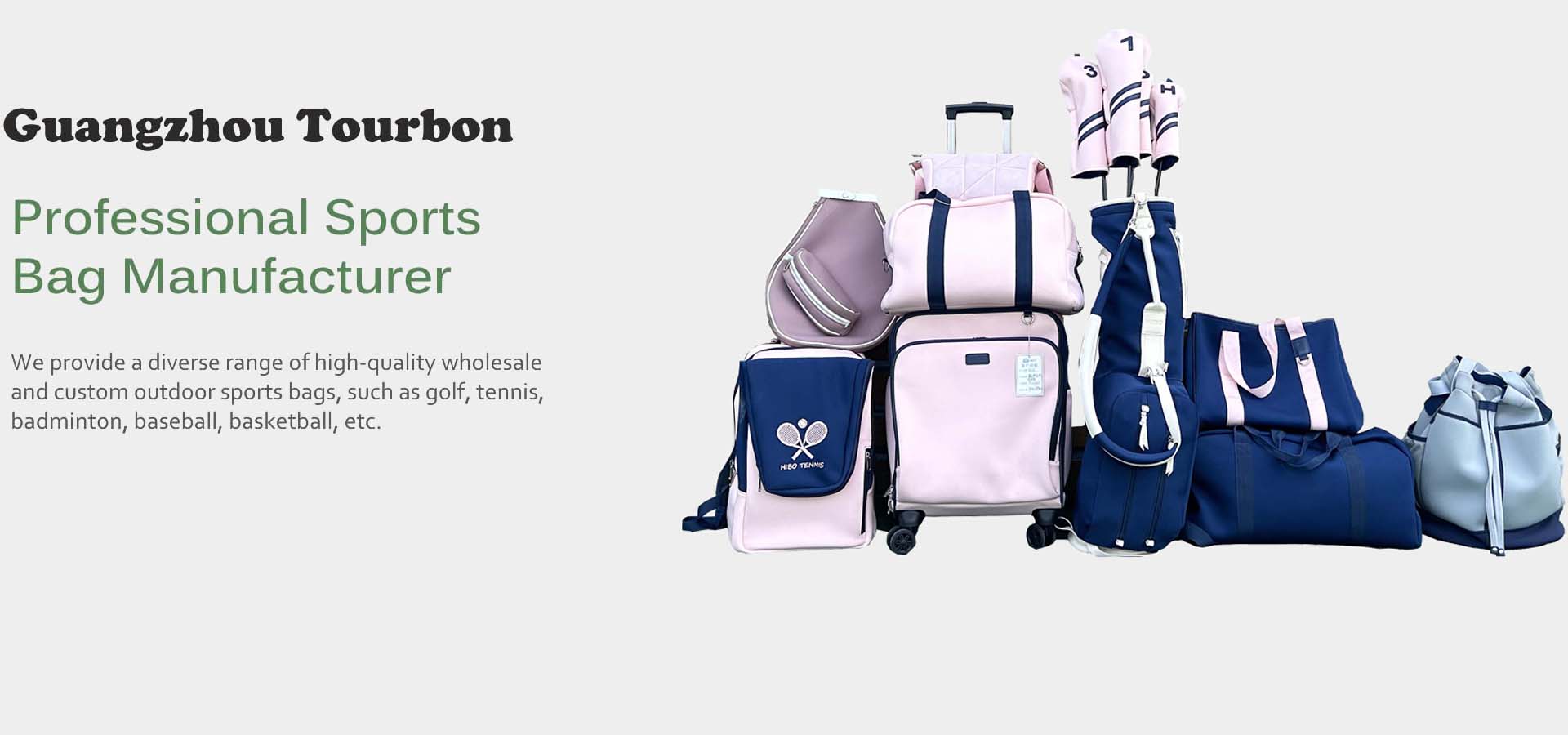 Golf Bag Factory, Outdoor Sports Bag Manfacturer, Custom Tennis Bag